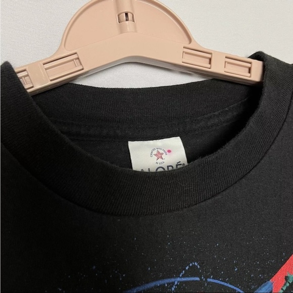 Vtg 90s T Shirt Sz M Streetwear Single Stitch Abstract Black Panther Cat USA EUC - Picture 6 of 12